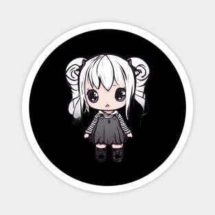Emo Kawaii Girl Magnet